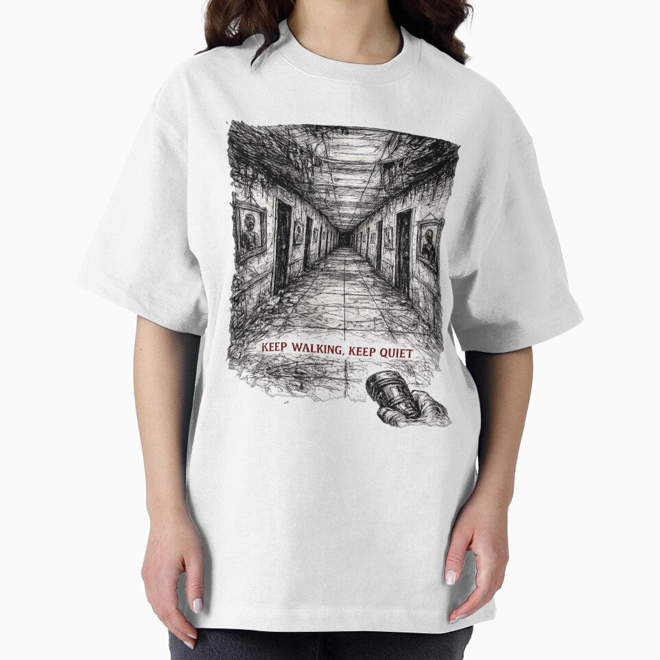 Liminal Hallway Analog Ink Art by CLOUTKULT