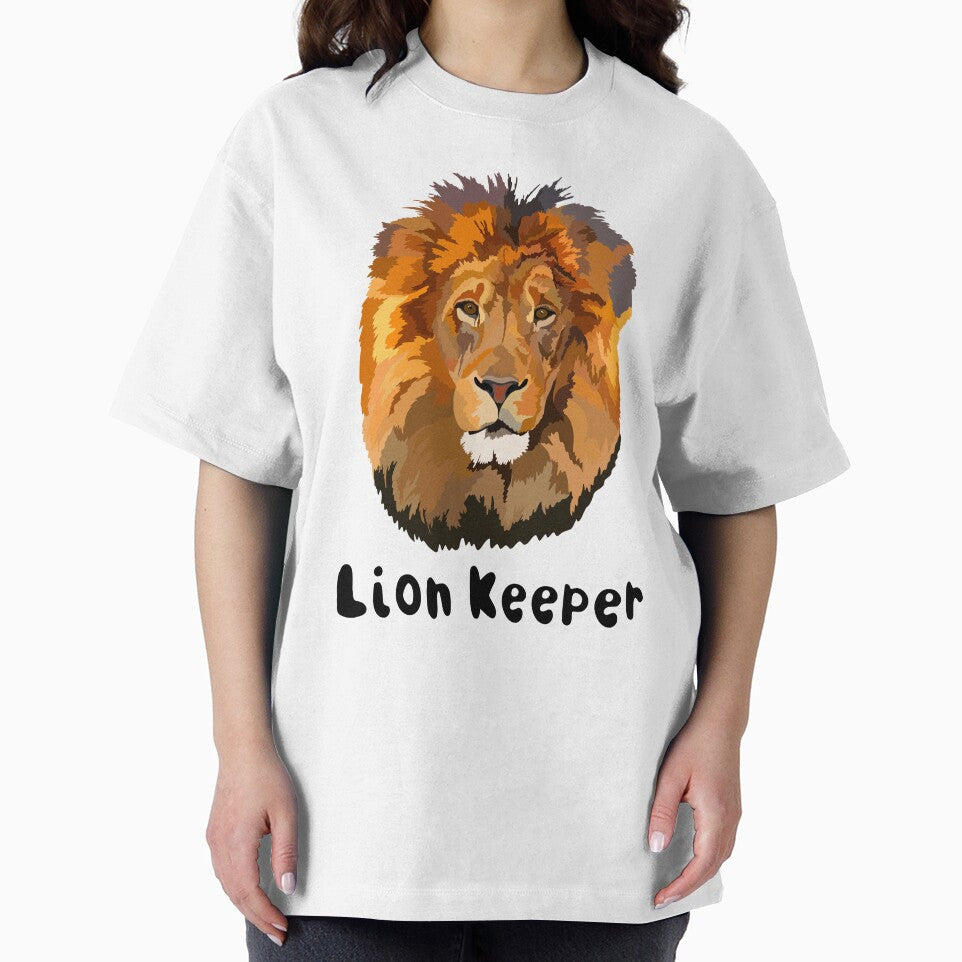 L is for Lion Keeper,Lion Keeper Design – Dedicated Big Cat Care and Wildlife Keeper Artwork by PrettylittlepastelUk