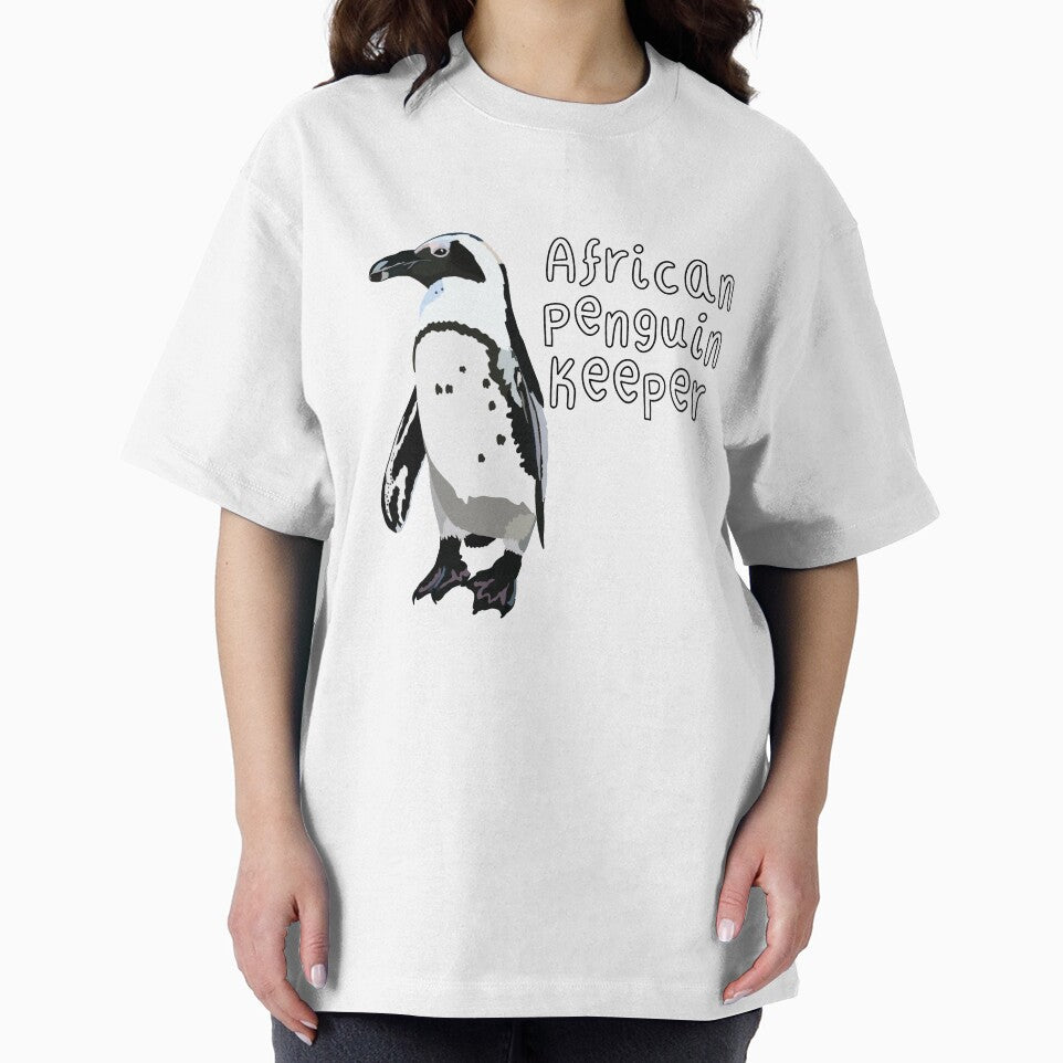 A is for African Penguin Keeper,African Penguin Keeper Design – Dedicated Care and Conservation of Coastal Seabirds Artwork by PrettylittlepastelUk