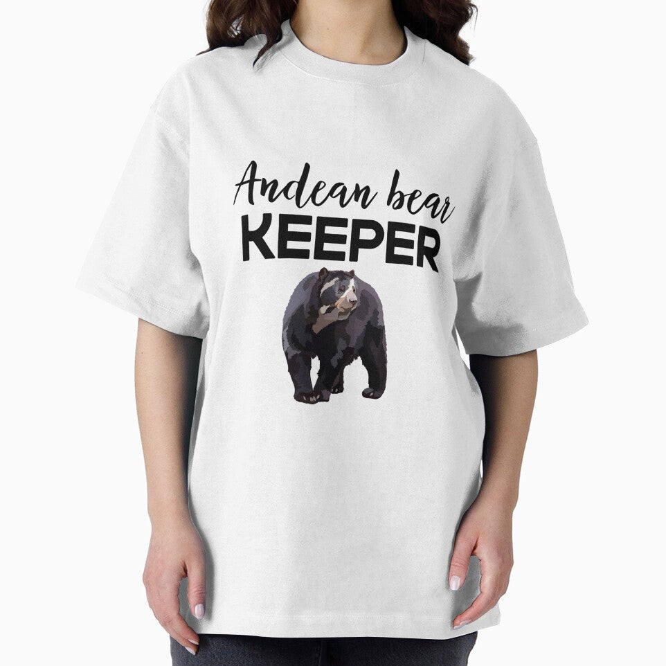 A is for Andean Bear Keeper,Andean Bear Keeper Design – Dedicated Care and Conservation of Andean Spectacled Bears Artwork by PrettylittlepastelUk