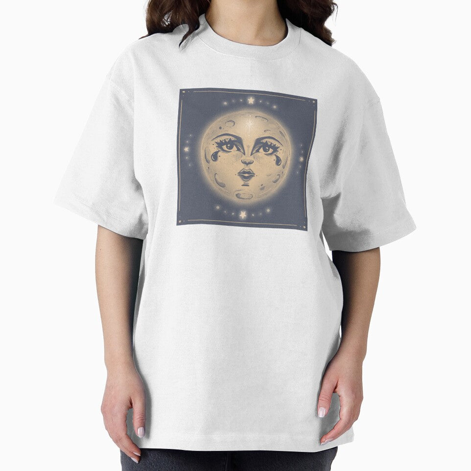 Vintage whimsigoth moon by mother.mother.ink