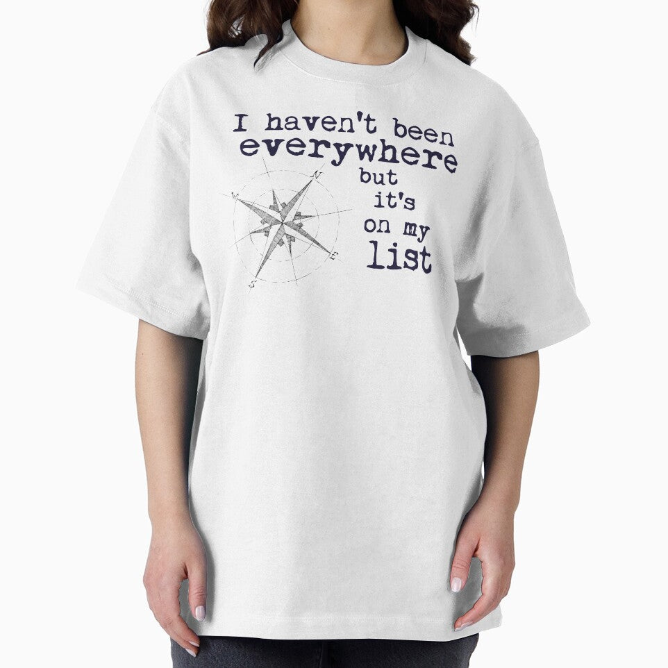 I haven't been everywhere but it's on my list - Travel Quote Susan Sontag by NewNomads