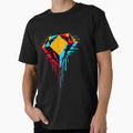 Geometric Glitch Diamond Chaos – Abstract Digital Art T-Shirt & Bold Modern by paulo silveira
