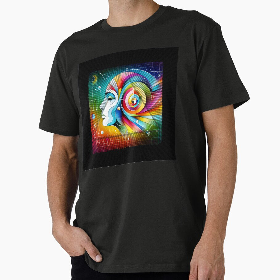 Soul’s Spectrum-Futuristic rainbow face by ART-HOME-PAWS