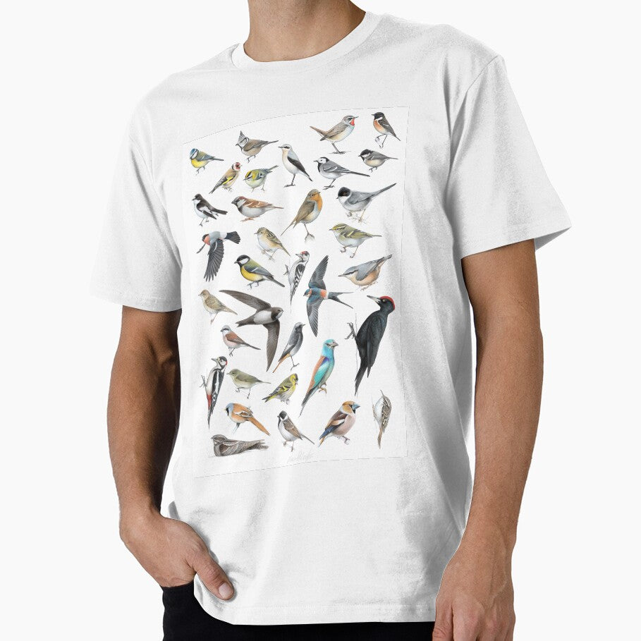 European birds collage by LucaMilioneArt
