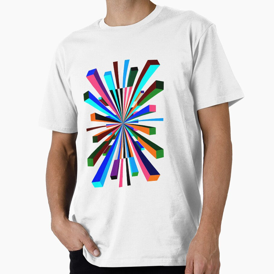 Bold 3D Geometric Starburst – Vibrant Abstract Pattern for Modern Art Lovers by paulo silveira