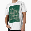 Vintage Steampunk Locomotive Blueprint by Visual Foundry