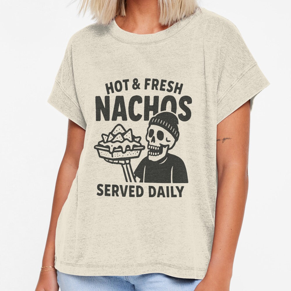 Skeleton's Daily Nacho Delight by zzz888