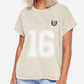 Number 16 Canada Flag Football Fan by BernoNickel