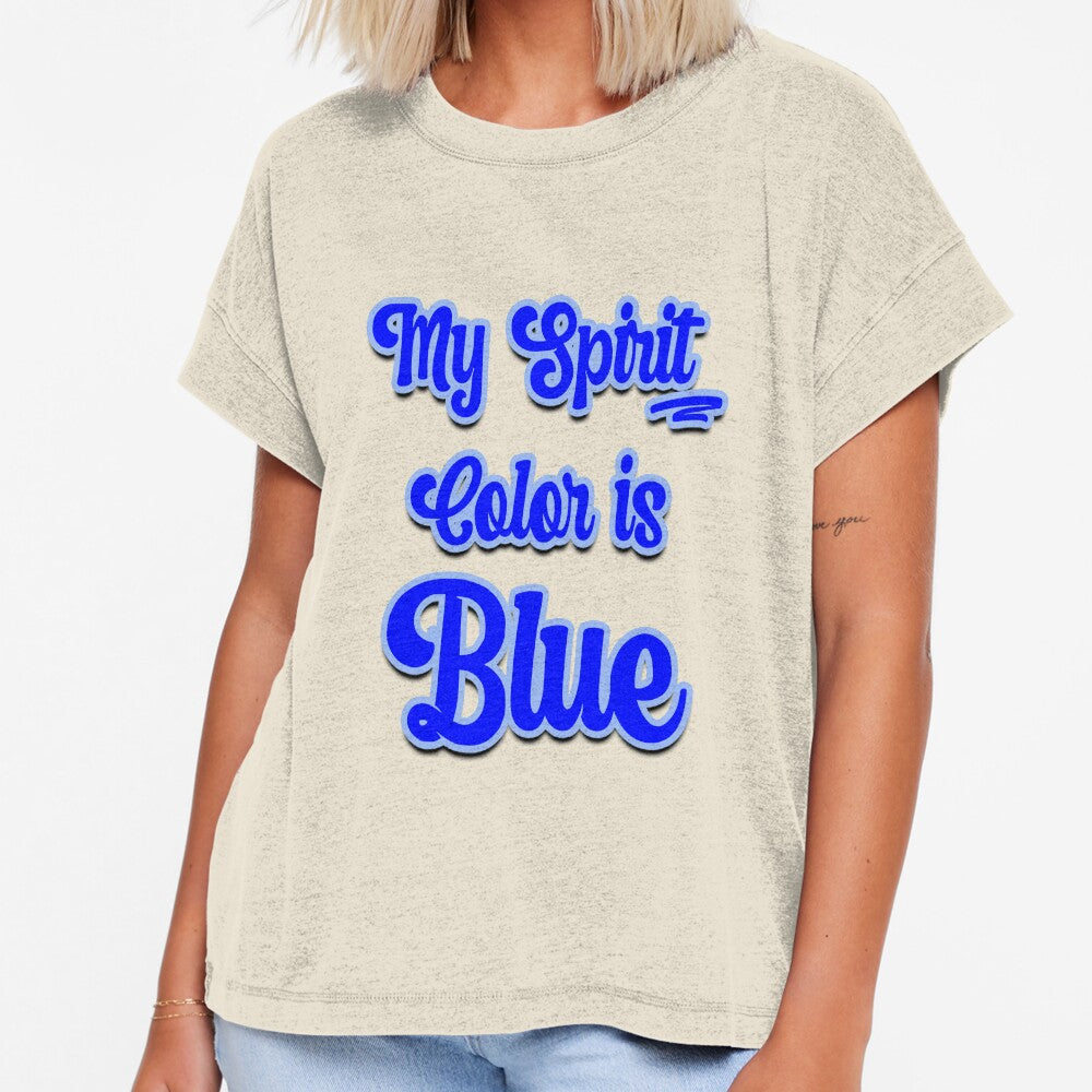 My Spirit Color is Blue - Cool plain color spirit colours designed by ozcushions by ozcushions