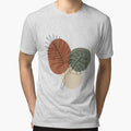 Minimalist Botanical Leaves Abstract Art by Thudesign85