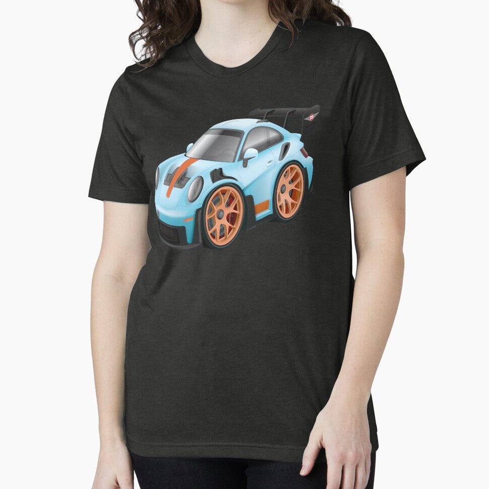 Cartoon GT3-RS German Sports Car by Pro29Graphics