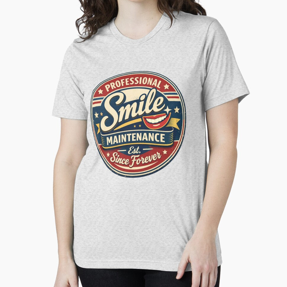 Funny Dentist Shirt Professional Smile Maintenance Est Since Forever Dental Hygienist Gift by Print Loft