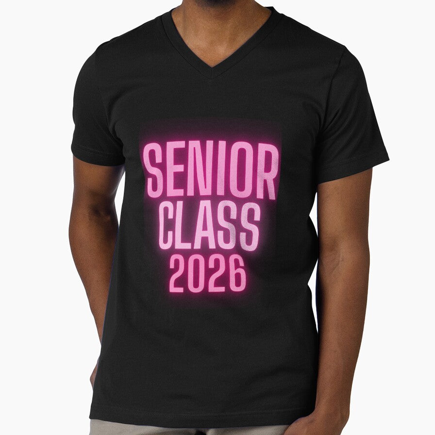 Senior Class 2026 Grad Pink Neon by VibranPalette