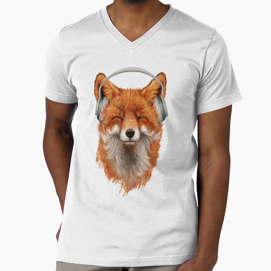Smiling Musical Fox by 38Sunsets