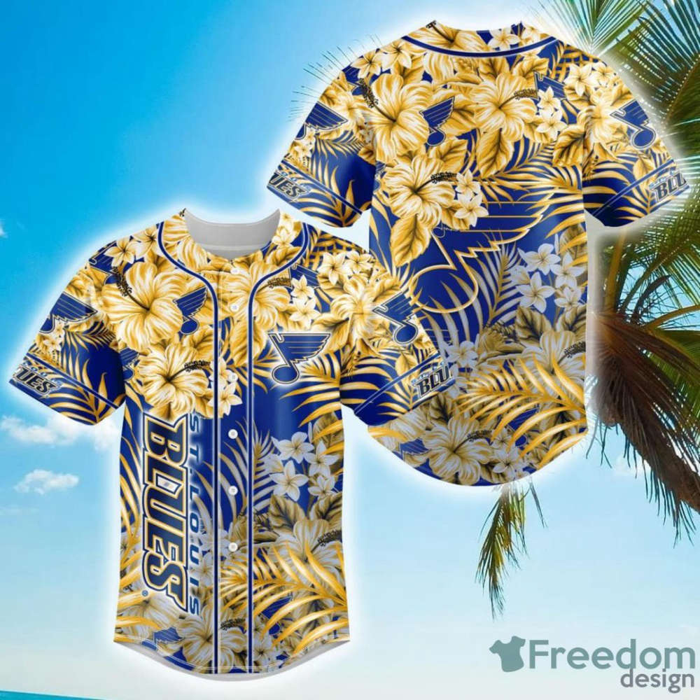 St. Louis Blues Baseball Jersey Custom For Fans BJ0079 - lylyprint.com T-Shirts, Hoodie, Sweatshirt (Image 2)