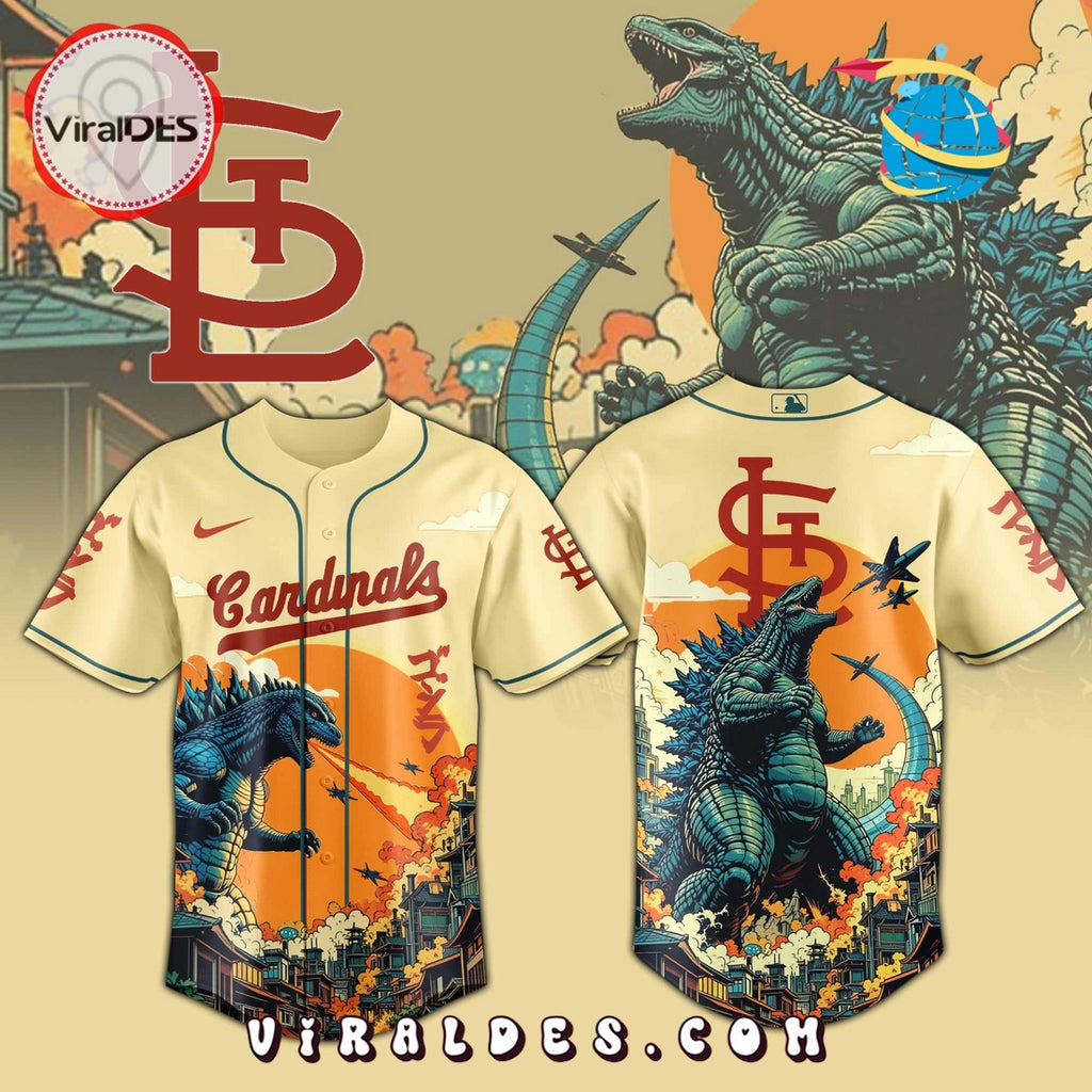 St. Louis Cardinals 2025 Godzilla Limited Edition Jersey