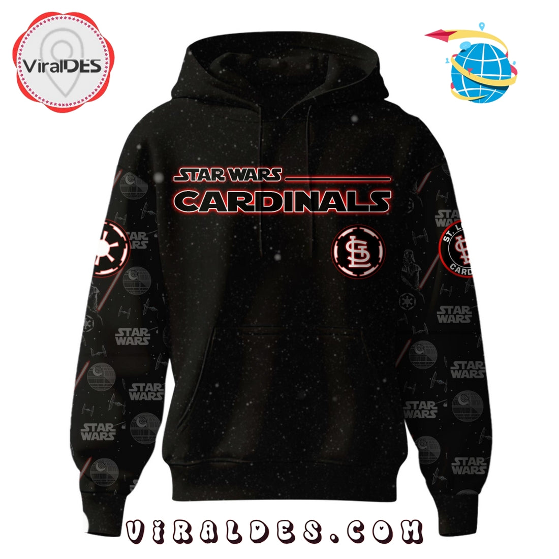 St.Louis Cardinals MLB x Star War Night Hoodie, Jogger, Cap