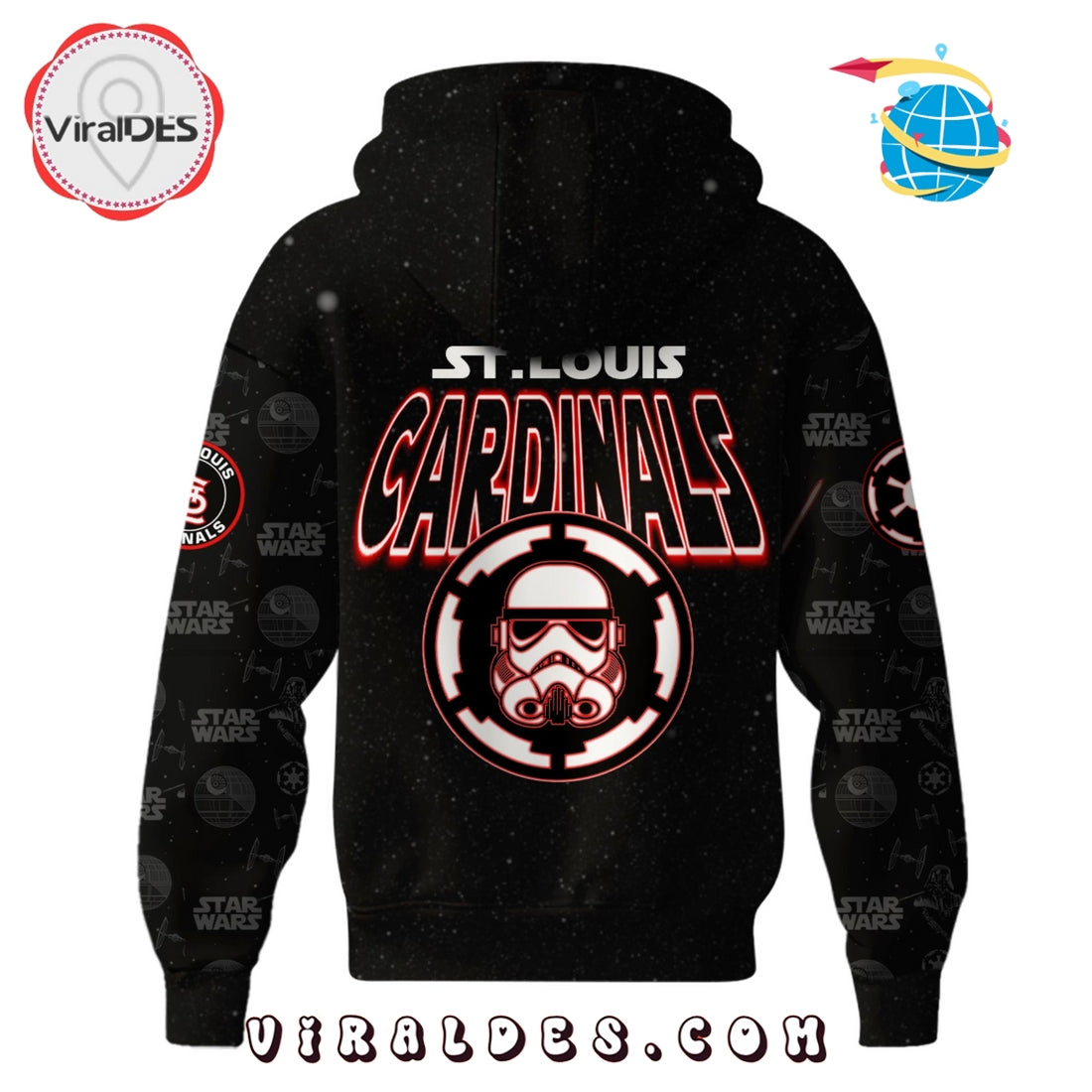 St.Louis Cardinals MLB x Star War Night Hoodie, Jogger, Cap