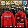 Stade Toulousain Champions 2025 Black To Back Red Hoodie