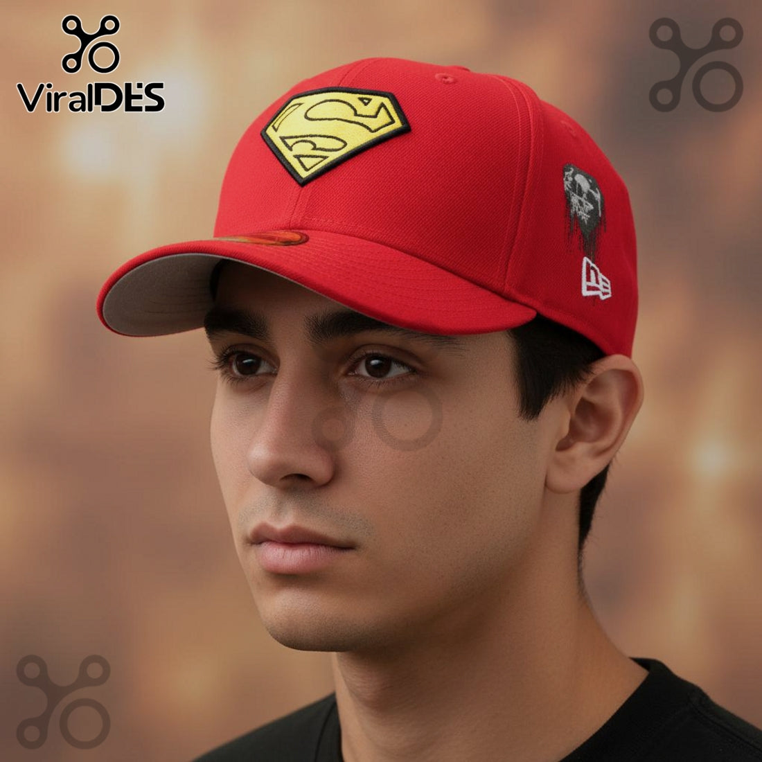 Superman Red Emblem 59FIFTY Fitted New Era Hat