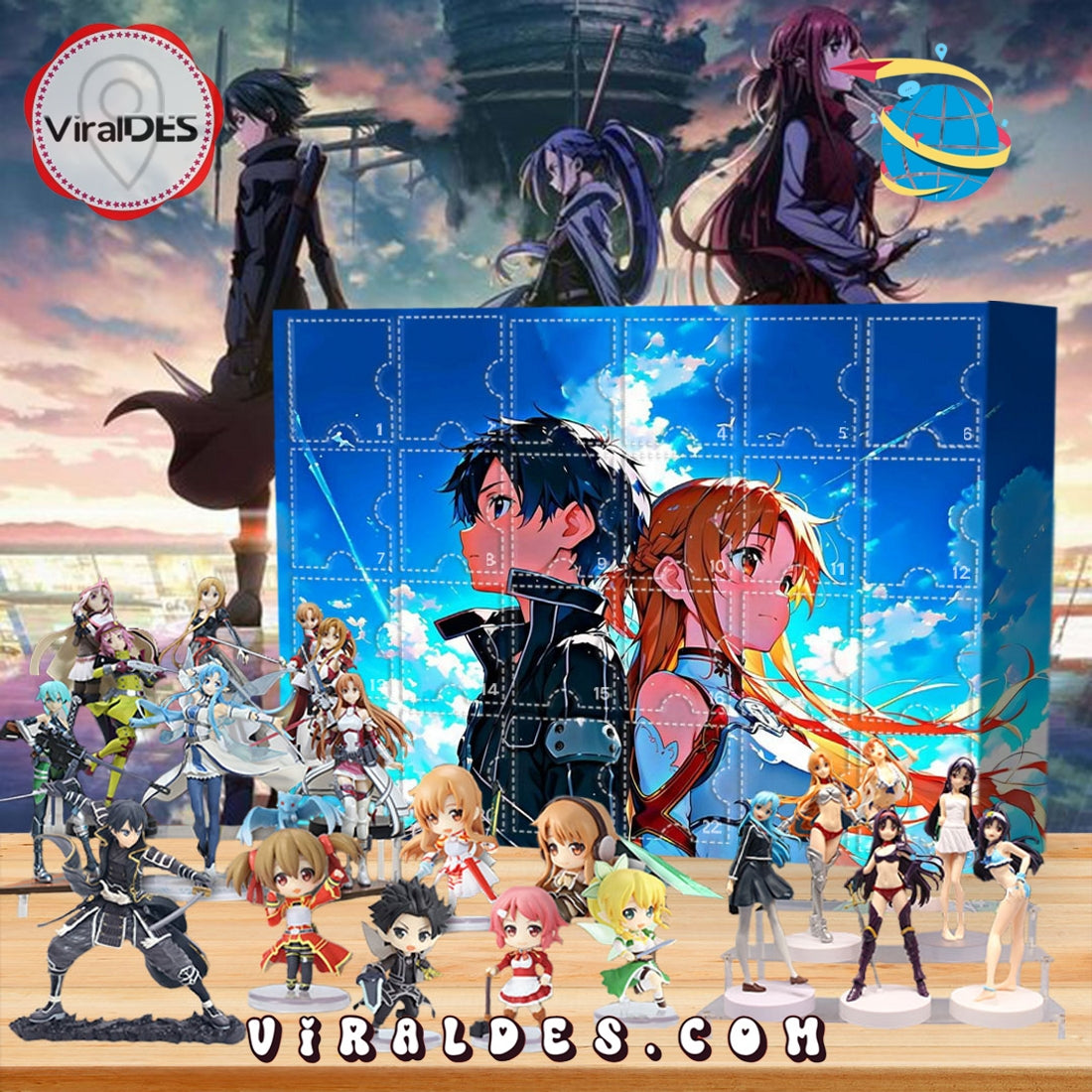 Sword Art Online Advent Calendar, The One With 24 Little Doors