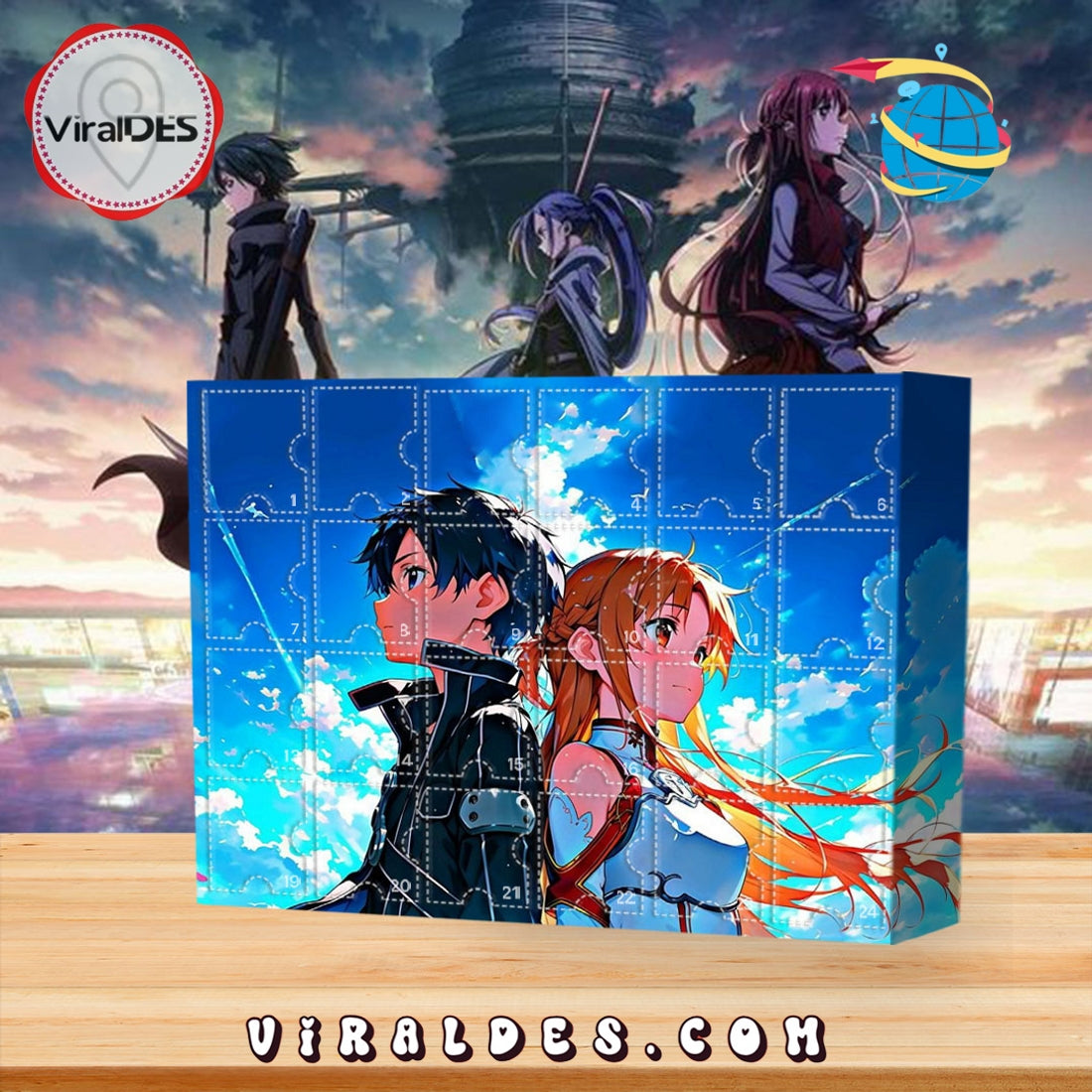 Sword Art Online Advent Calendar, The One With 24 Little Doors