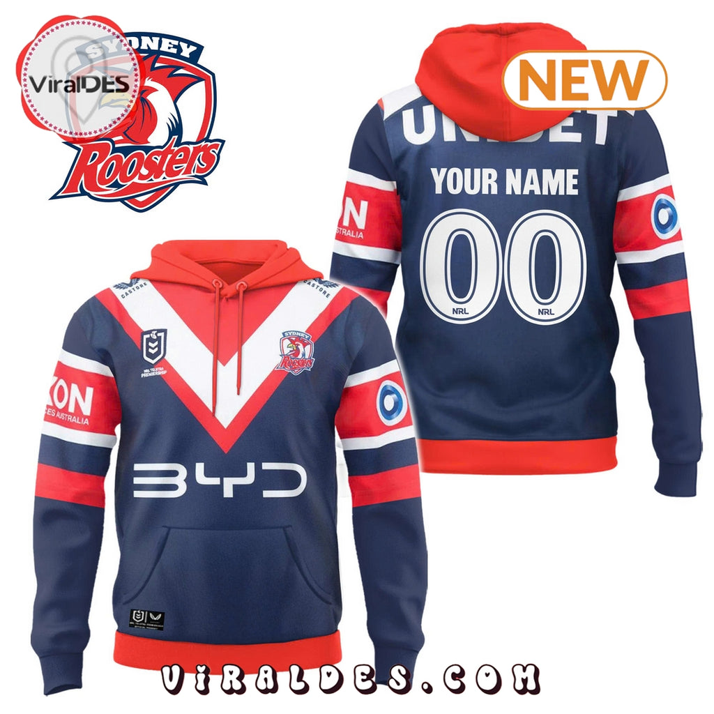 Sydney Roosters 2025 Custom Limited Hoodie