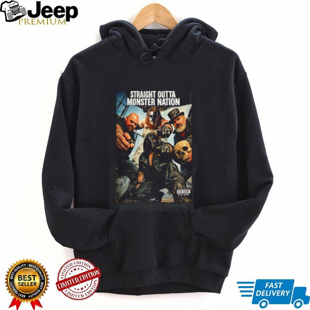 Straight outta Monster Nation graphic shirt