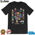 Peanuts Gang God Is So Much Bigger Than Your Pain And Fears T Shirt