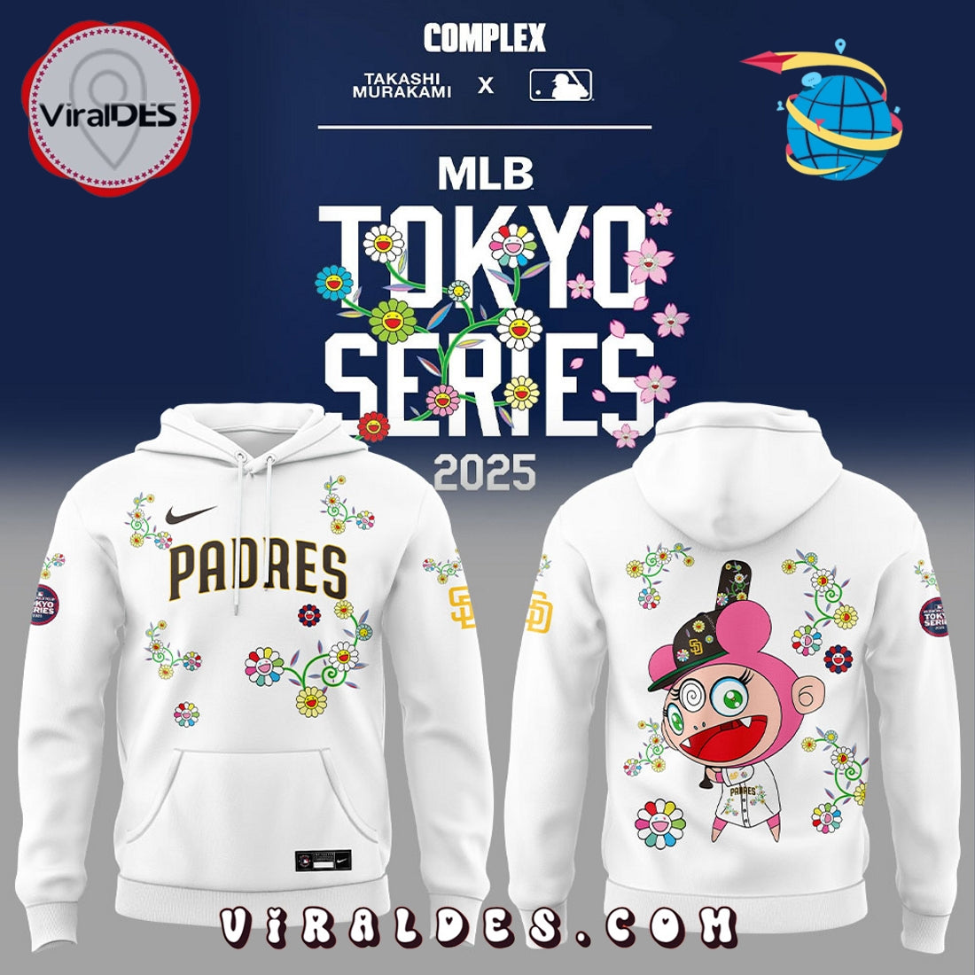 Takashi Murakami San Diego Padres x MLB Tokyo Series Hoodie