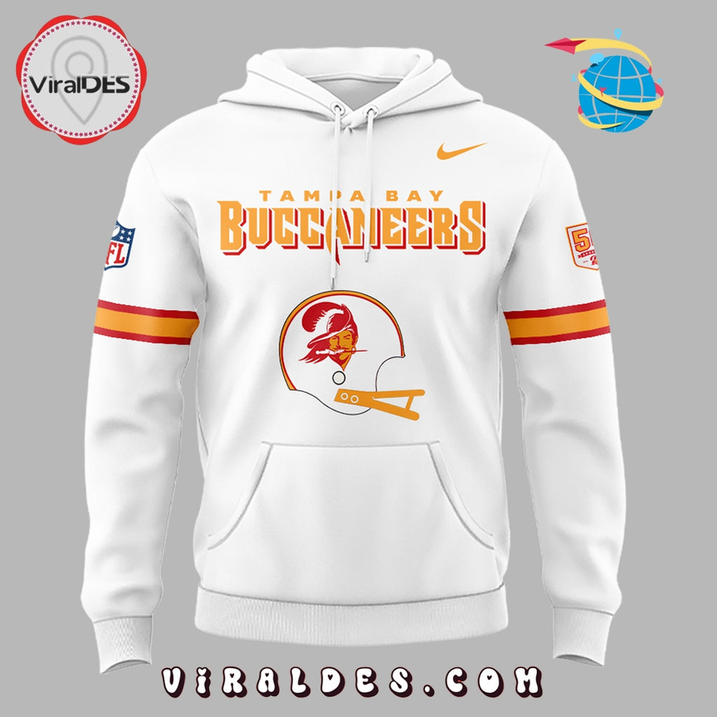 Tampa Bay Buccaneers 50th Season 2025 Hoodie, Long Pants