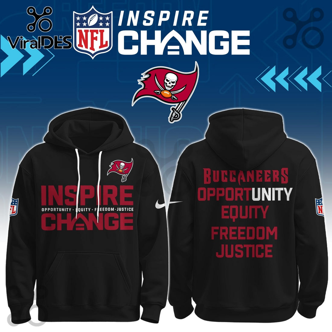 Tampa Bay Buccaneers Inspire Change Limited Editions Hoodie And Joggers