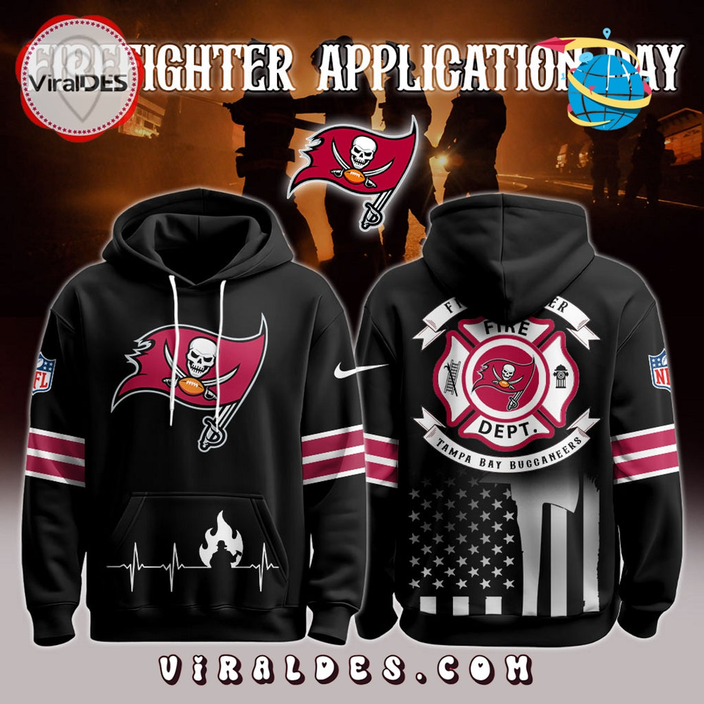 Tampa Bay Buccaneers x Firefighter Appreciation Night Game Hoodie 2025