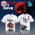 Tampa Bay Rays MLB x Godzilla Baseball Jersey
