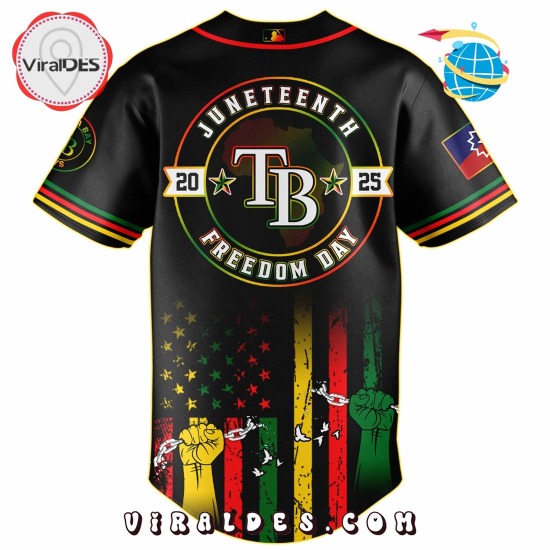 Tampa Bay Rays x 2025 Juneteenth Day Jersey