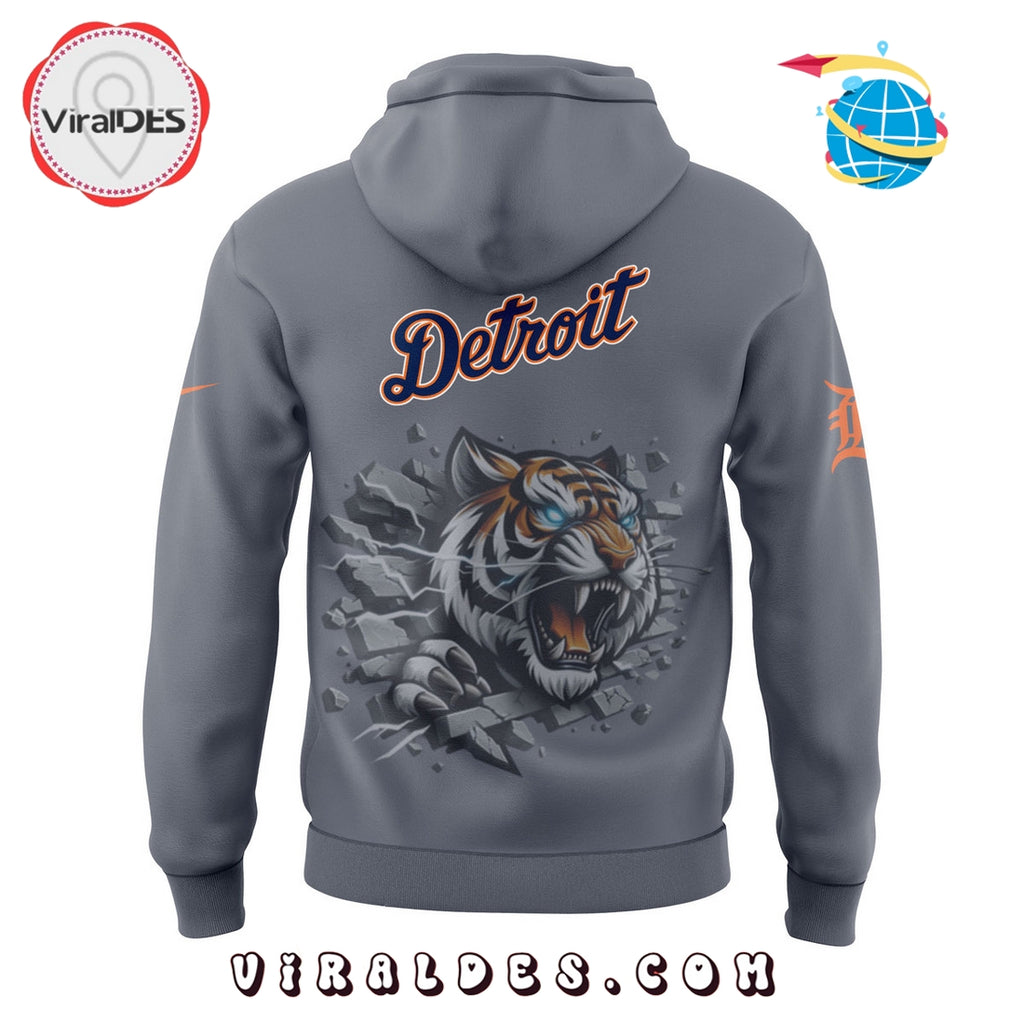 Tarik Skubal x Detroit Tigers Gritty Grey Hoodie