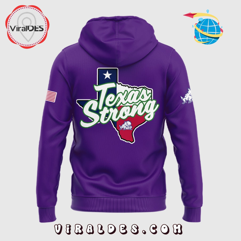 TCU Horned Frogs Football Texas Strong Limited Edition Hoodie