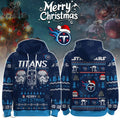 Tennessee Titans Merry Christmas The Force Edition Hoodie 2025