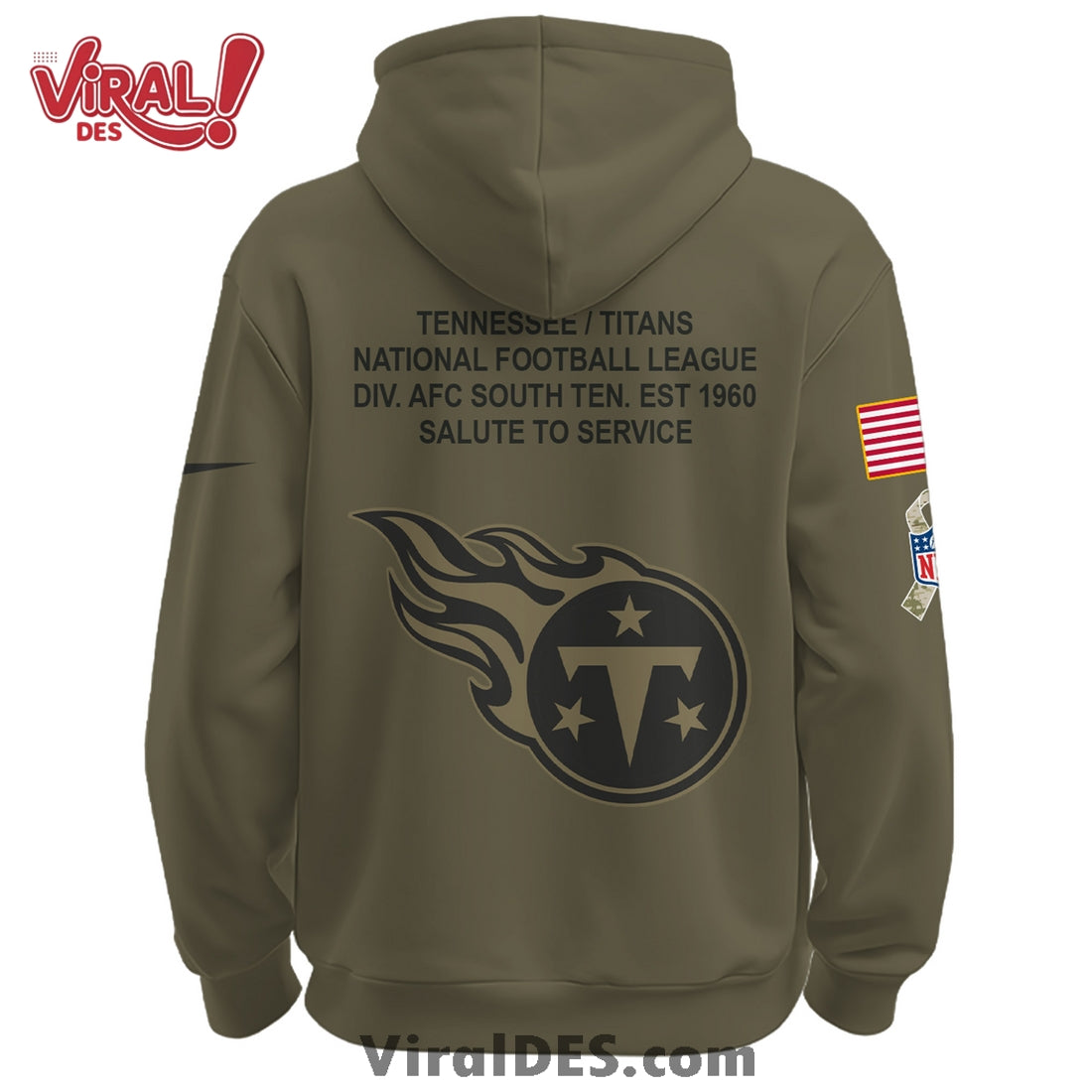 Tennessee Titans Salute To Service Limited Edition Shirt