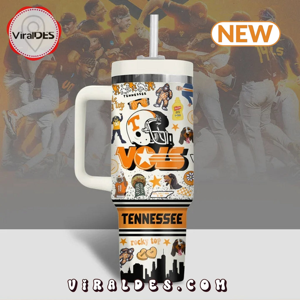 Tennessee Vols Fans Gifts 40oz Stanley Cup