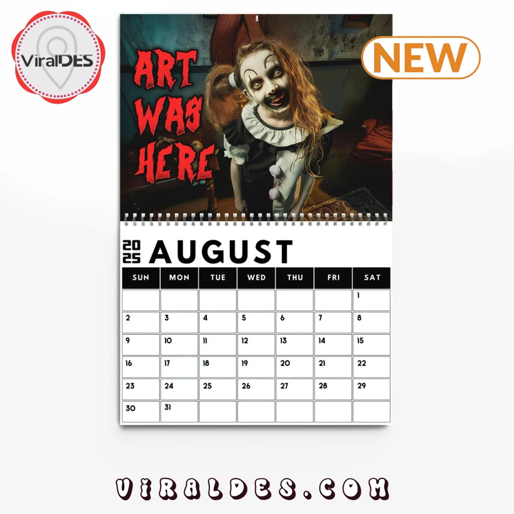 Terrifier Horror 2025 New Year Calendar