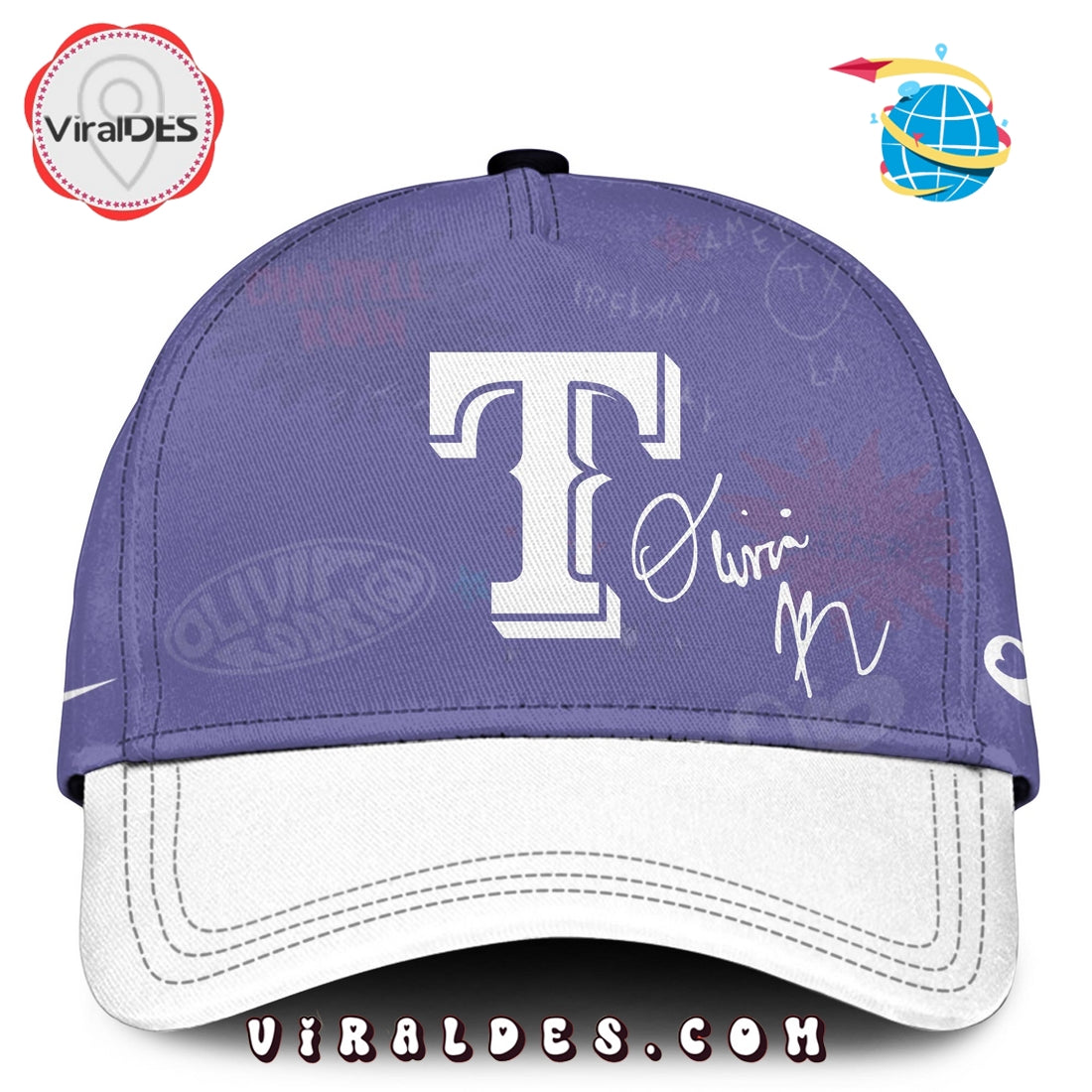 Texas Rangers MLB x Olivia Rodrigo Guts World Tour Hoodie