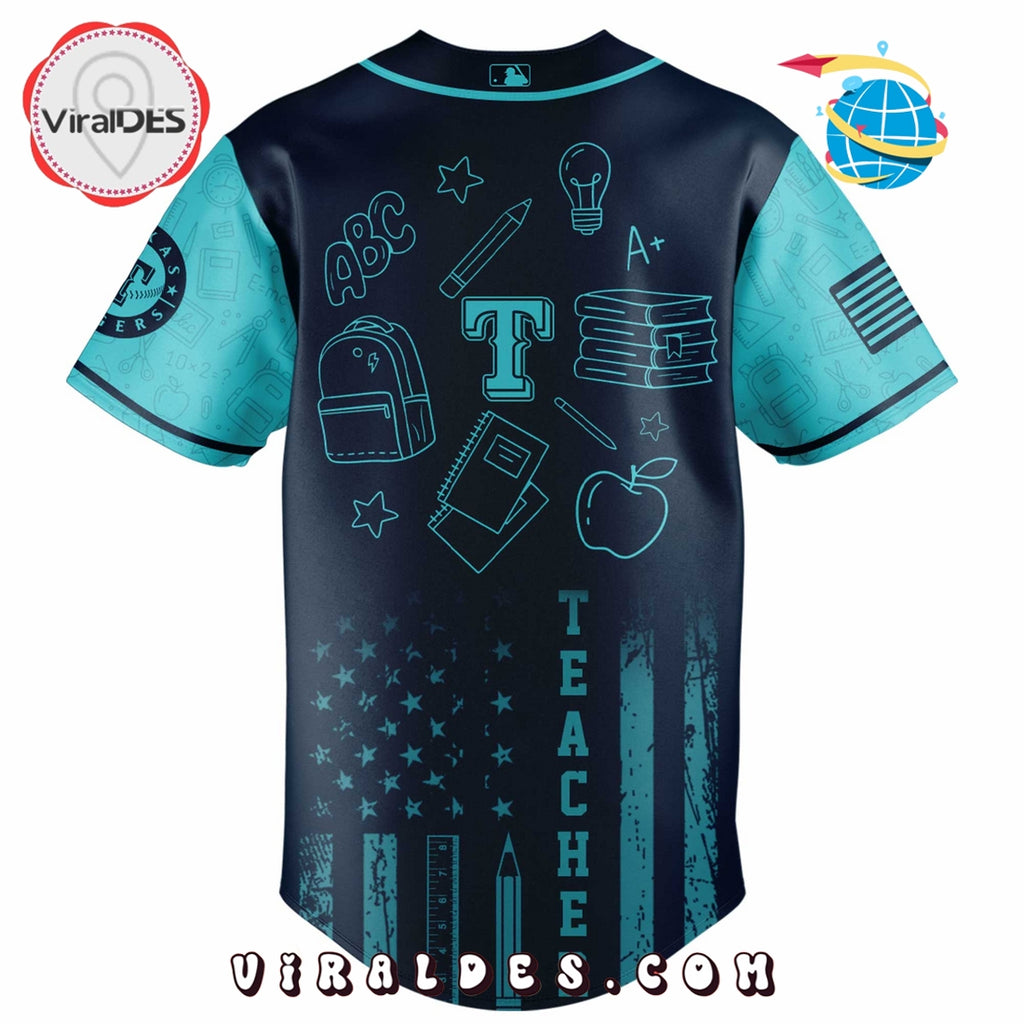 Texas Rangers MLB x Teacher Appreciation Day Baseball Jersey