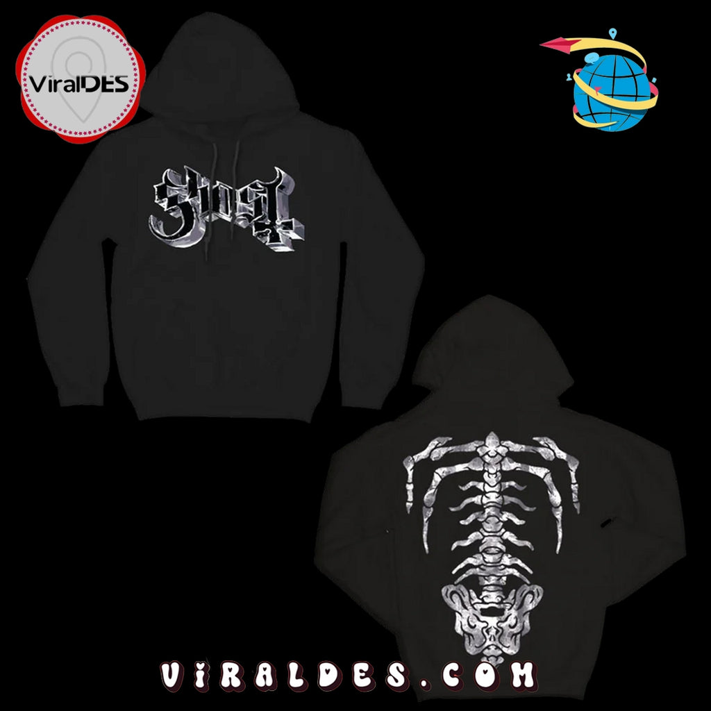 The Band Ghost Tremendously Locked In Black Hoodie