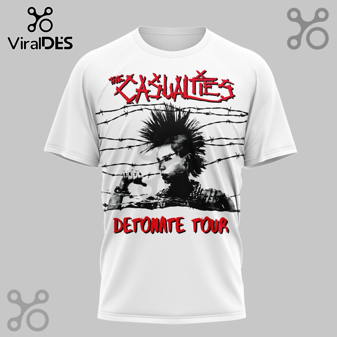 The Casualties Detonate Tour 2026 T-Shirt