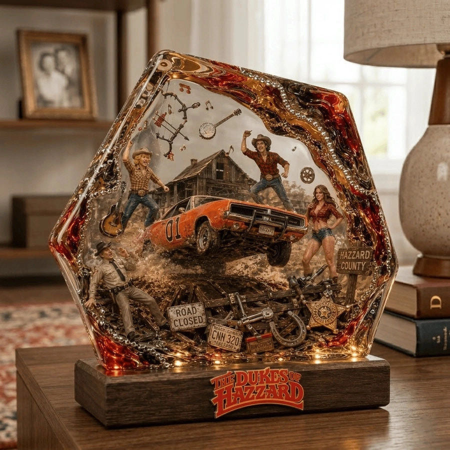 The Dukes Of Hazzard Fantasy Decor Resin Lamp
