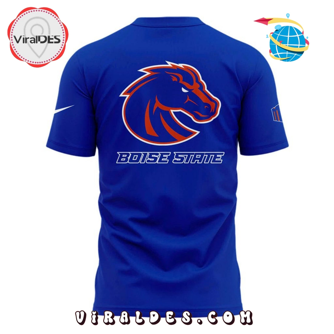 The Front Porch of Idaho Blue Football Shirt
