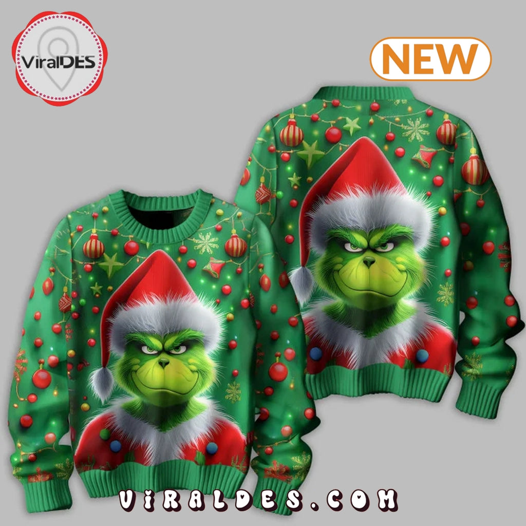 The Grinch 2024 Christmas Ugly Sweater