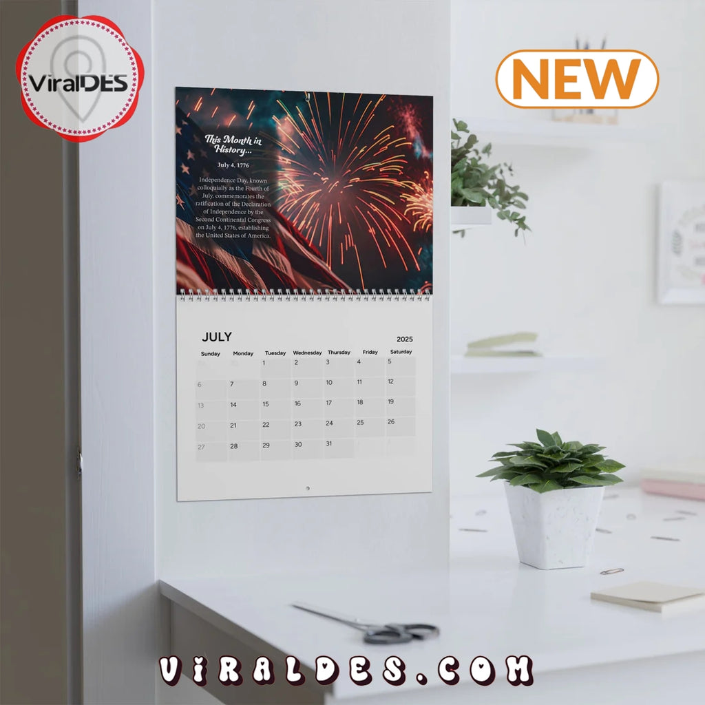 This Month in American History 2025 Calendar